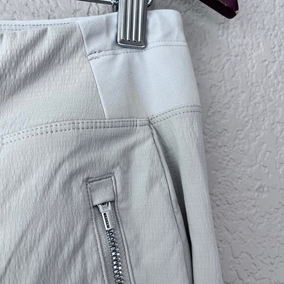 Athleta Trekkie Jogger Pants Cream Off White Nylon Hiking Outdoor Size 12 - Picture 4 of 7